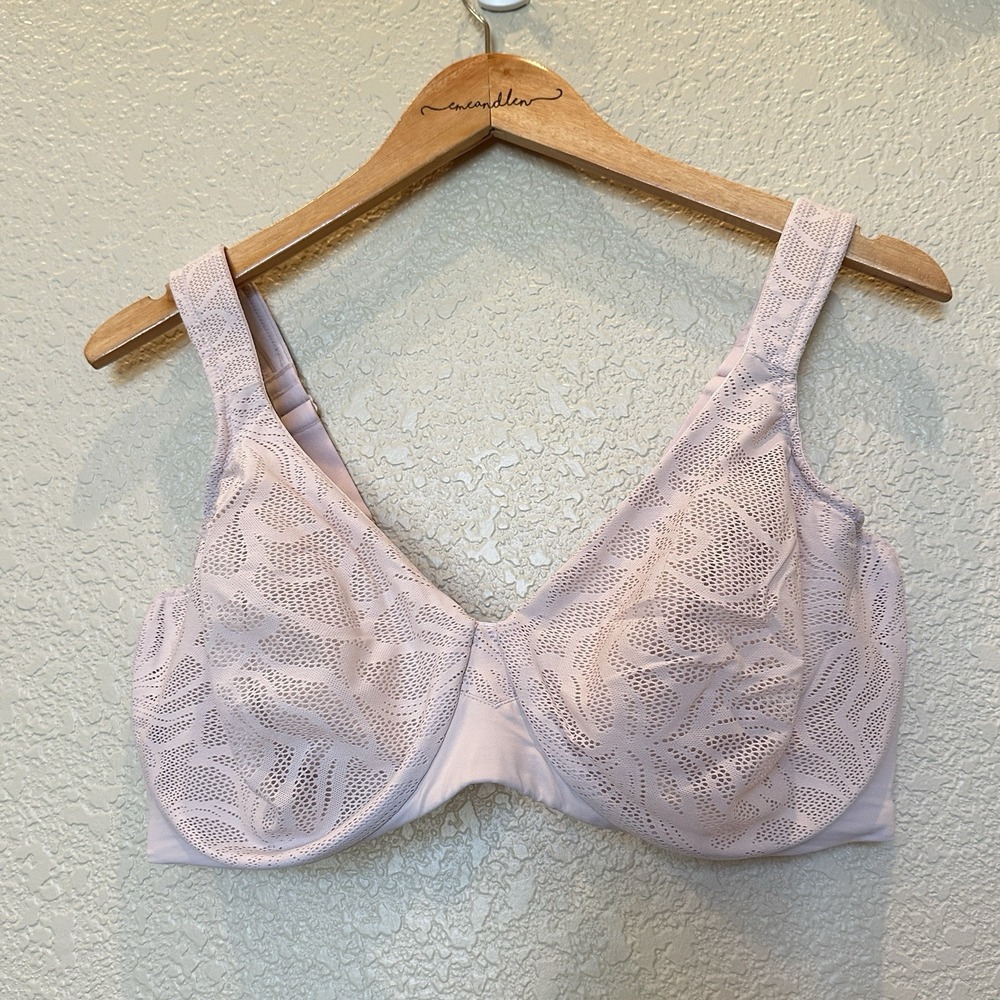 Bali Bra Womens Size 42DD Mesh Underwire Minimizer Coolest Smoothing Intimates